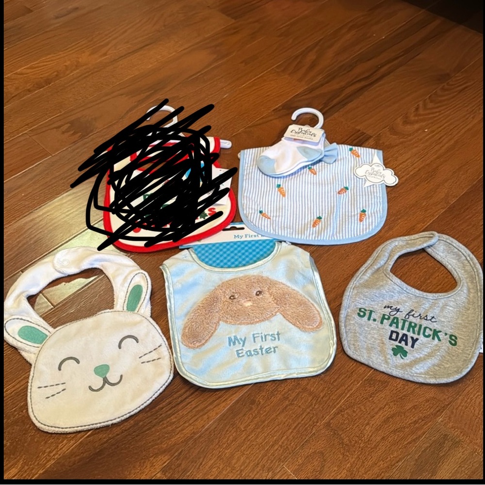 Brand new with tags or without tags my first bibs lot of 4